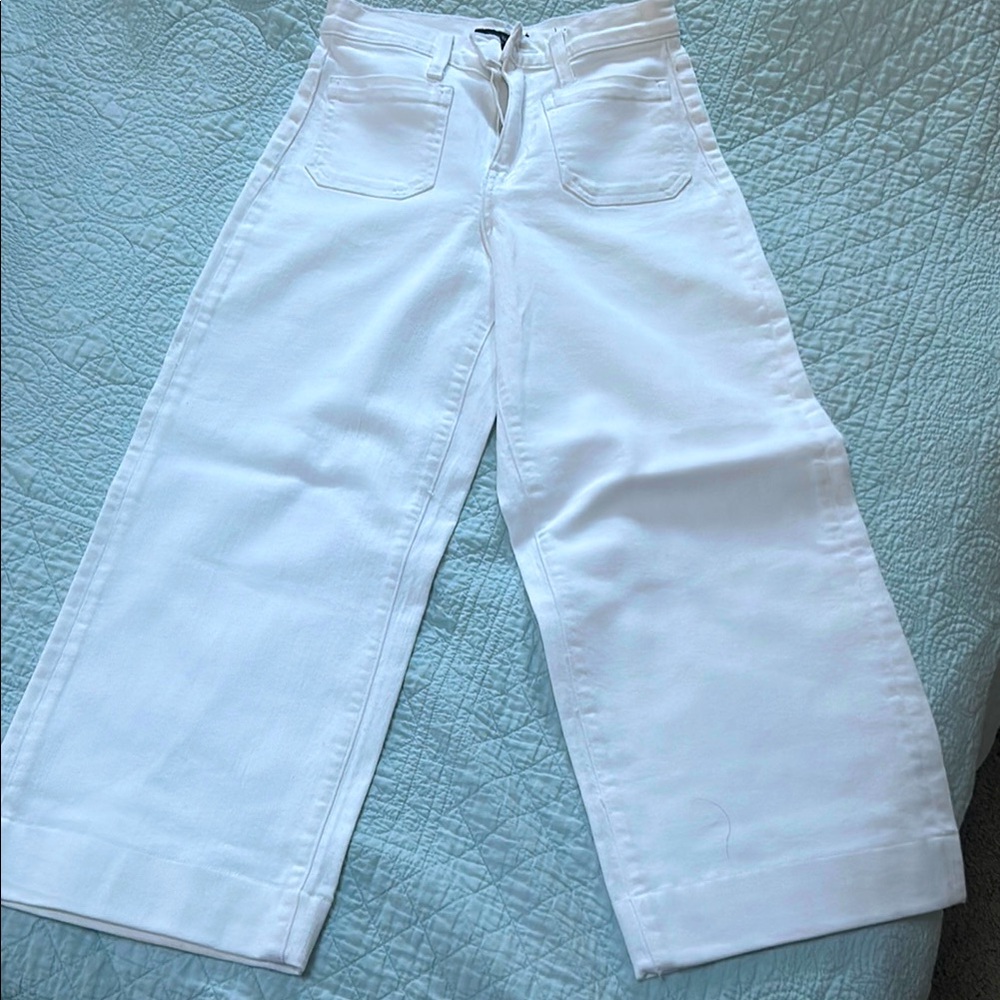 Banana Republic High Rise Wide-Leg Jeans